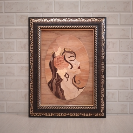 تابلو چوب معرق طرح در رویا سایز 30×39 سانتیمتر