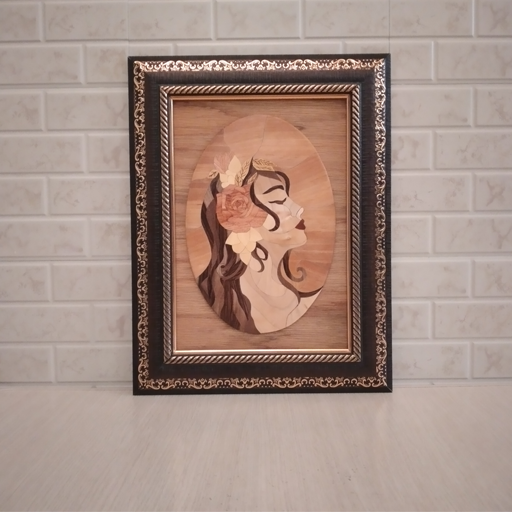 تابلو چوب معرق طرح در رویا سایز 30×39 سانتیمتر